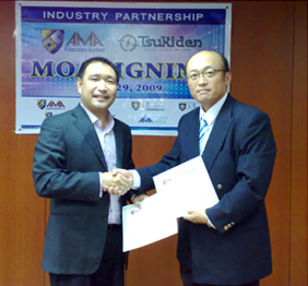 Dr. Amable C. Aguiluz IX, President and CEO AMAES, and Jiro Hanzawa, Chairman of TGSI - Industry Partnership